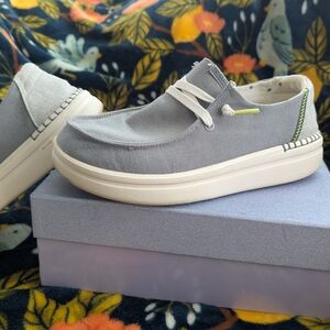 Gray Casual Loafers
